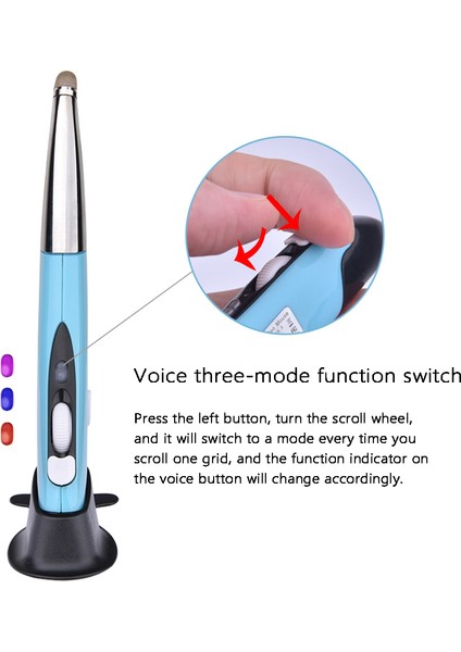 USB Alıcılı 2.4ghz Kablosuz Kalem Fare Aı Akıllı Ses Çeviri Pc Windows Için Optik Mobil, Beyaz (Yurt Dışından) indirimleri