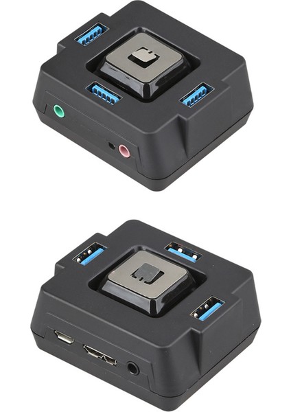 Pc Kasası Güç Kaynağı Açık/kapalı 3 Bağlantı Noktalı USB 3.0 Sesli Ses Bilgisayar Anahtarı Harici Güç Anahtarı Sıfırlama Düğmesi USB Hub (Yurt Dışından)