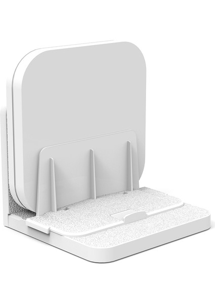 Duvara Montaj Braketi, Set Üstü Kutu Braketi/yönlendirici/optik Modem/anahtar/kablosuz Ekran Cihazı Evrensel Duvar Montajı Beyaz (Yurt Dışından)
