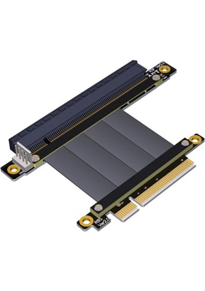 R83SF-PW Pcıe X8 - Pcıe X16 Uzatma Kablosu Yükseltici Kablo Desteği RTX3060 Btc Madenci Madenciliği Için Grafik Kartı (15 Cm) (Yurt Dışından)