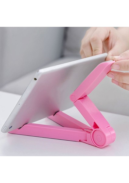 Tablet Pc Standı Tembel Ped Halkalı Telefon Kılıfı Tutucu Tablet Telefon Tripod Katlanır Evrensel Stand Altında 10 Inç Evrensel Pembe (Yurt Dışından) fiyatları