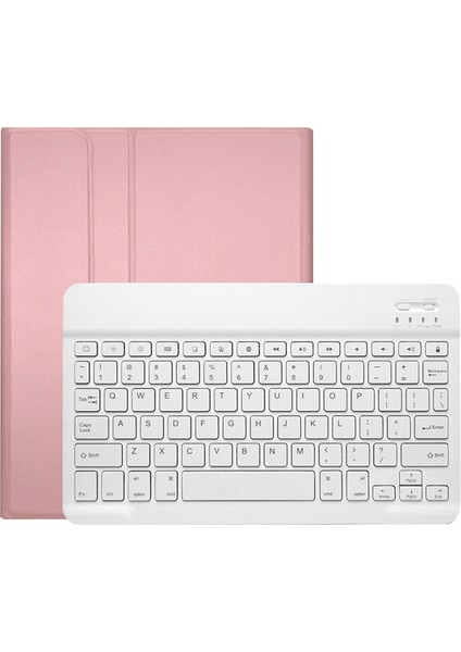 Aır4 10.9 (2018/2020) Için Uygundur Taşınabilir Ayrılabilir Tablet Bluetooth Klavye Kılıfı Pembe Altın (Yurt Dışından)