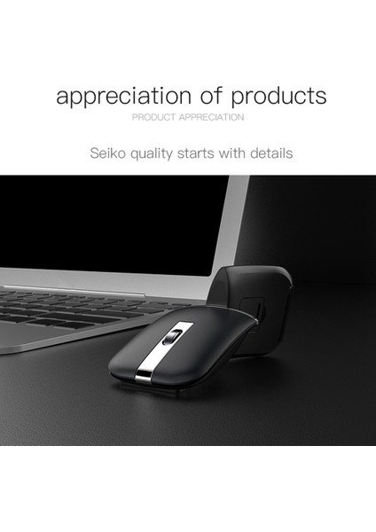 Taşınabilir Kablosuz Fare Bluetooth Bilgisayar Faresi 1600 Dpı Optik Çift Modlu Katlanabilir Fare Mini Fareler Dizüstü Bilgisayar Için Gümüş (Yurt Dışından) indirimleri