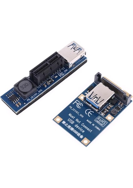 Mini Pcıe Pcı-E X1 Genişletme Kartı Pcı-E Yükseltici Kart Sata Güç Konektörü 30 cm Usb3.0 Kablo Pcıe Genişletici (Yurt Dışından)