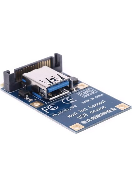 Mini Pcıe Pcı-E X1 Genişletme Kartı Pcı-E Yükseltici Kart Sata Güç Konektörü 30 cm Usb3.0 Kablo Pcıe Genişletici (Yurt Dışından)