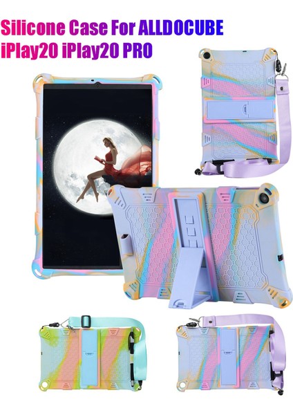 IPLAY20/IPLAY20 Pro 10.1 Inç Tablet Kılıfı Askılı ve Kalemli Tablet Standı (Mavi+Pembe) (Yurt Dışından) indirimleri