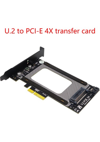 U.2 - Pcı-E 4x Adaptör Kartı Pcı E 3.0 4x U.2 SFF-8639 Yükseltici Pcıe U.2 SSD - 2.5 Inç Nvme U2 SSD Için Pcı-E Kartı (Yurt Dışından)