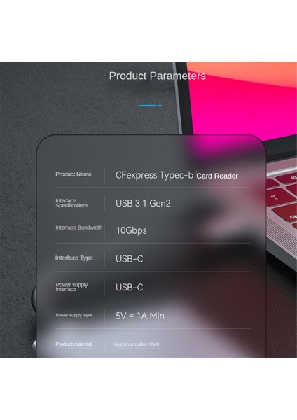 Cfexpress Tip B Kart Okuyucu Usb3.1 10 Gbps Tip B Cfexpress Kart Okuyucu Adaptörü Cfe Tip-B Desteği Cfb Hafıza Kartı (Yurt Dışından)