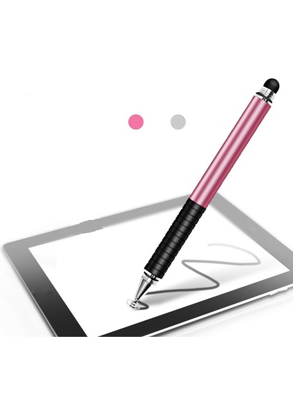 El Yazısı Kapasitif Kalem Çift Kontakt 2-In-1 Nokta Okuyucu Çizim Kalem Çizim Tablet Bilgisayar Kalem Stylus Kalem Pembe (Yurt Dışından) modelleri