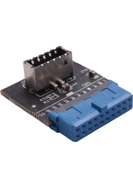 Bilgisayar Anakartı USB 3.0 Ön 19-Pin - 3.1 Tip-C Ön Panel Başlık E Tipi Adaptör 20 - 19-Pin Genişletme Kartı (Yurt Dışından)