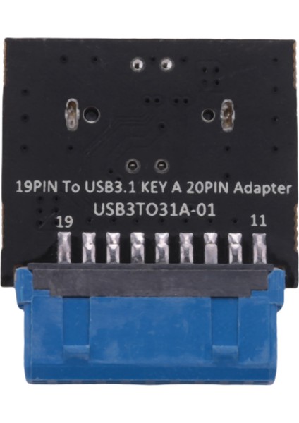 Bilgisayar Anakartı USB 3.0 Ön 19-Pin - 3.1 Tip-C Ön Panel Başlık E Tipi Adaptör 20 - 19-Pin Genişletme Kartı (Yurt Dışından) modelleri