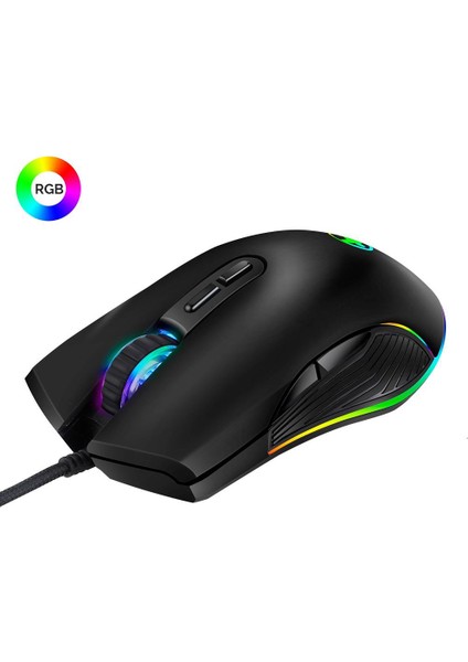 3200 Dpı'a Kadar 4 Arka Işık Moduna Sahip Ergonomik Oyun Faresi, Dizüstü Bilgisayar ve Iş Için 7 Düğmeli Rgb Kablolu USB Fare (Yurt Dışından) modelleri