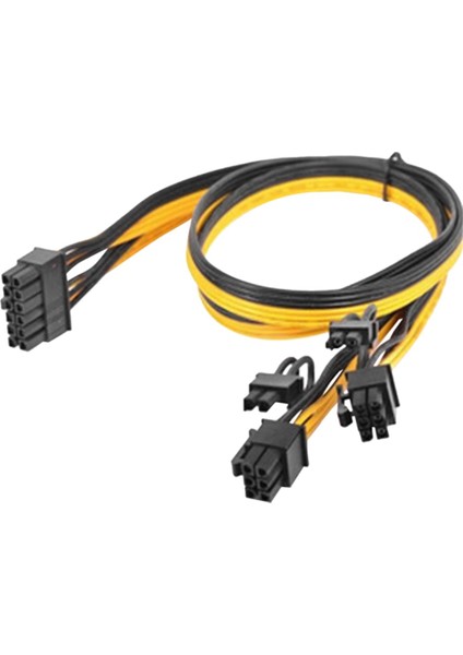 Video Kartı Kablosu Için 12-Pin'den Pcie'ye 6 + 2pin 8pn Güç Kablosu 60CM Kullanılan 12PIN Psu Çok Fonksiyonlu Güç Kablosu (Yurt Dışından)