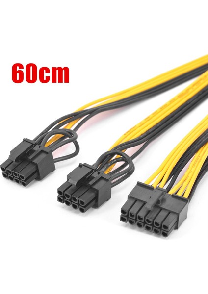 Video Kartı Kablosu Için 12-Pin'den Pcie'ye 6 + 2pin 8pn Güç Kablosu 60CM Kullanılan 12PIN Psu Çok Fonksiyonlu Güç Kablosu (Yurt Dışından) fiyatları