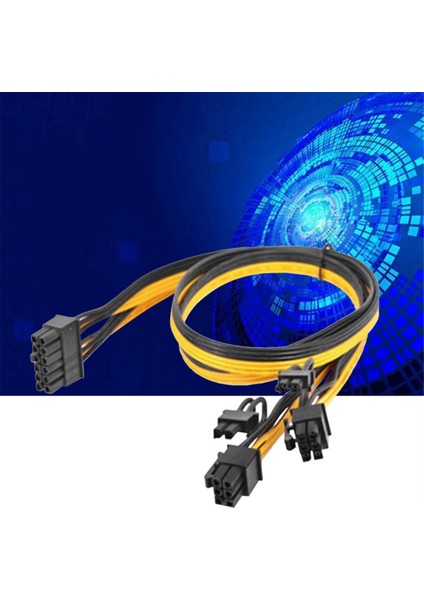 Video Kartı Kablosu Için 12-Pin'den Pcie'ye 6 + 2pin 8pn Güç Kablosu 60CM Kullanılan 12PIN Psu Çok Fonksiyonlu Güç Kablosu (Yurt Dışından) modelleri
