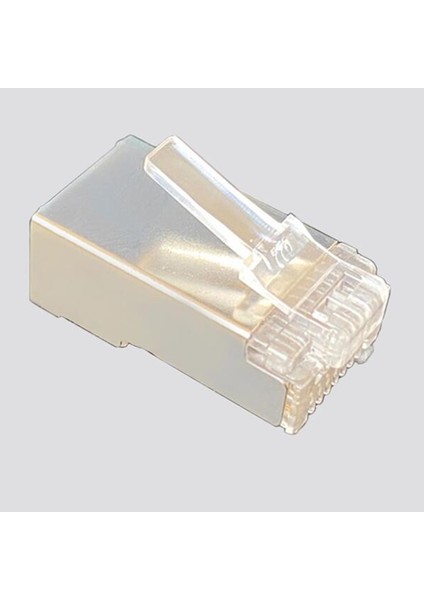 100 Adet RJ45 Korumalı Konnektör CAT5E Ağ RJ45 Konnektör Fişleri RJ45 Ethernet Kablosu 8 Jack Metal Korumalı (Yurt Dışından) fırsatları
