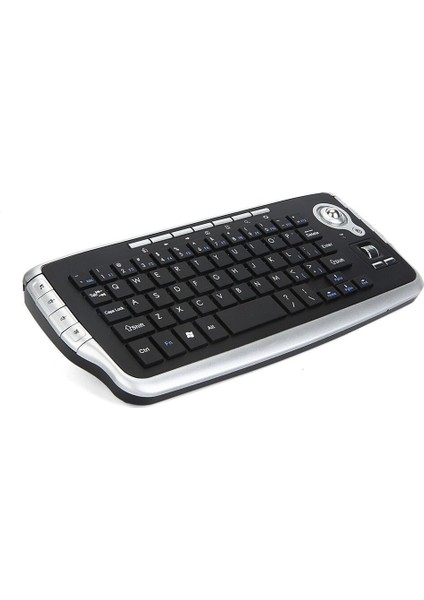 Trackball'lu Kablosuz Klavye, 2.4g Mini Klavye Multi-Medya Fonksiyonel Trackball Air Mouse, Akıllı Tv / Pc Için - Gümüş (Yurt Dışından) fırsatları