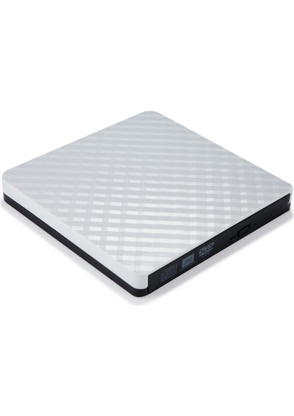 Harici DVD Sürücüsü USB 3.0, Windows 10/8/7 Dizüstü Masaüstü Için Taşınabilir CD DVD /-Rw Optik Sürücü Yazıcı Yazıcısı(Beyaz) (Yurt Dışından) fiyatları