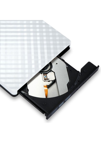 Harici DVD Sürücüsü USB 3.0, Windows 10/8/7 Dizüstü Masaüstü Için Taşınabilir CD DVD /-Rw Optik Sürücü Yazıcı Yazıcısı(Beyaz) (Yurt Dışından) modelleri