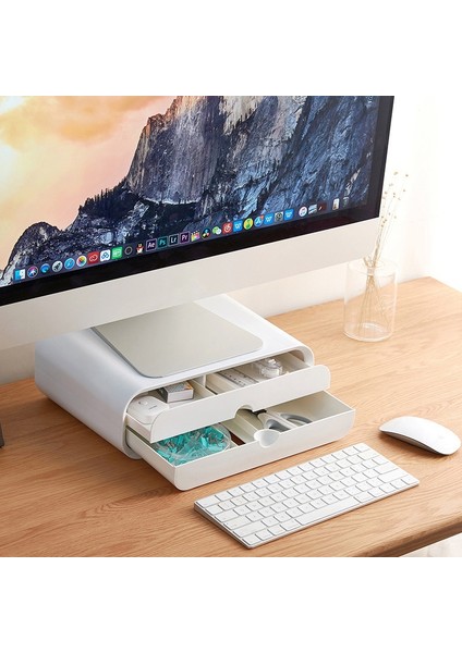 Sağlam Dizüstü Bilgisayar Sehpası, Çok Fonksiyonlu Masaüstü Monitör Sehpası, Bilgisayar Yükselticisi, Monitör Arttırma Rafı, Masaüstü Depolama Rafı (Yurt Dışından) fırsatları