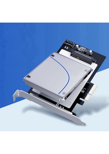 Pcıe 3.0 X4 - U.2 SFF-8639 Adaptör Kartı U2 SSD Gen3 Kartı Pcı-E Genişletme Kartı X4 - 2.5 Inç Sata Yükseltici Kart (Yurt Dışından)