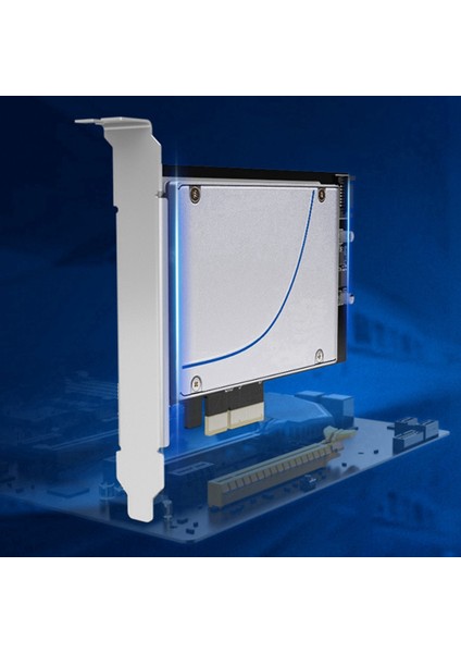 Pcıe 3.0 X4 - U.2 SFF-8639 Adaptör Kartı U2 SSD Gen3 Kartı Pcı-E Genişletme Kartı X4 - 2.5 Inç Sata Yükseltici Kart (Yurt Dışından)