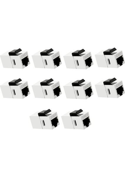 RJ45 Cat7 Korumalı Satır Içi Bağlayıcı Cat 7 Dişi - Mandallı Jack Cat7 Modüler Konnektör Için Dişi (Yurt Dışından)