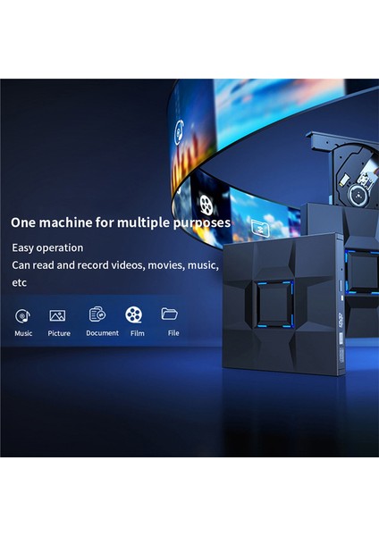 Harici CD ve DVD Oynatıcı Oyun Yazıcı DVD Harici USB 3.0 Tip C CD Yazıcı Okuyucu Pc Dizüstü Masaüstü Için (Yurt Dışından) indirimleri