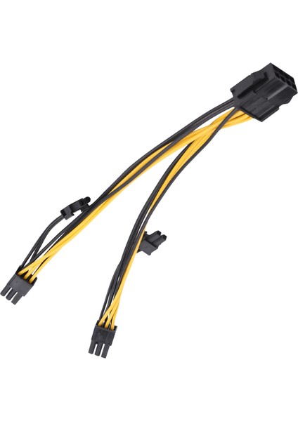 6 Adet 8 Pin Güç Kablosu Madencilik Cpu Gpu 8pin To 2x8 Pin (6+2) Grafik Kartı Çift Pcı-E 8 Pin Güç Splitter Kablosu 21 cm (Yurt Dışından)
