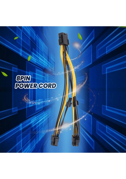 6 Adet 8 Pin Güç Kablosu Madencilik Cpu Gpu 8pin To 2x8 Pin (6+2) Grafik Kartı Çift Pcı-E 8 Pin Güç Splitter Kablosu 21 cm (Yurt Dışından) fiyatları