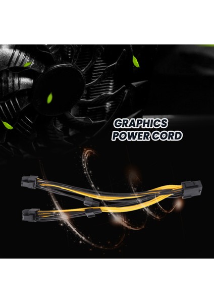 6 Adet 8 Pin Güç Kablosu Madencilik Cpu Gpu 8pin To 2x8 Pin (6+2) Grafik Kartı Çift Pcı-E 8 Pin Güç Splitter Kablosu 21 cm (Yurt Dışından) fırsatları
