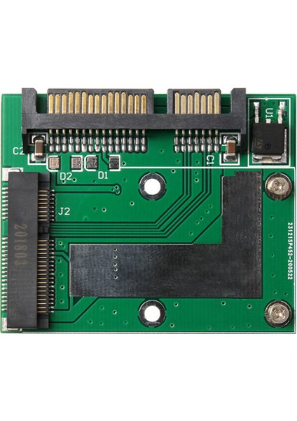 Msata SSD 2.5 Inç Sata 6.0gps Adaptör Dönüştürücü Kart Modülü Kurulu Mini Pcie SSD Adaptör Dönüştürücü Kartı, 2 Adet (Yurt Dışından) modelleri