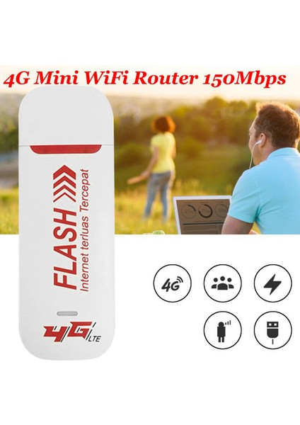 Kilitli 4g Yönlendirici Lte Wifi USB Ağ Kartı 150 Mbps Kablosuz USB Dongle Taşınabilir Araç Wifi Yönlendirici Hotspot (Yurt Dışından) fırsatları