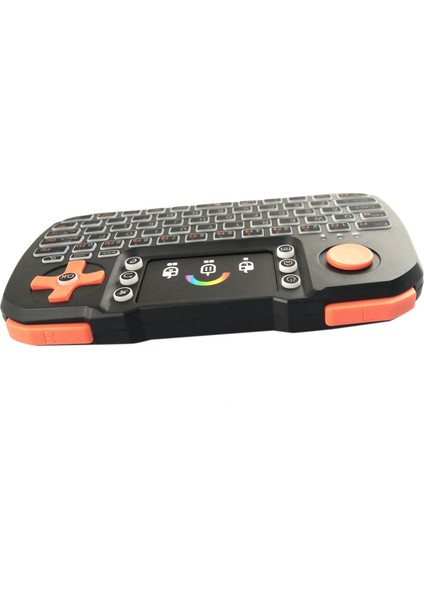 Mini Oyun Uzaktan Algılama Kablosuz Klavye Uzaktan Kumanda 2.4g2.4ghz Kablosuz Klavye Presspad + Presspad Fare ile Renkli El Uzaktan Kumandası (Yurt Dışından)