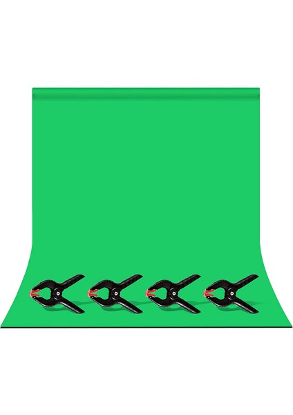 9x6 Ft Yeşil Ekran, Yeşil Fotoğraf Arka Planı Arka Planı, Fotoğraf Arka Planı Video Stüdyosu Için Yeşil Panel (Yurt Dışından)