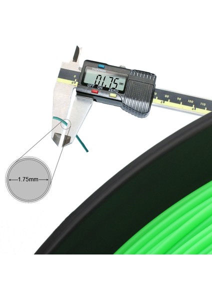 Abs Filament 3D Yazıcı Malzemesi Abs Filament 1.75MM Çap Baskı Malzemesi Temini 3D Yazıcılar 1kg（2.2lb）/ Makara（ahşap） (Yurt Dışından)