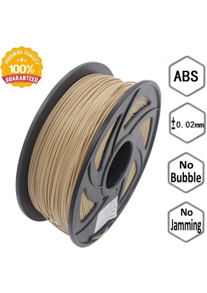 Abs Filament 3D Yazıcı Malzemesi Abs Filament 1.75MM Çap Baskı Malzemesi Temini 3D Yazıcılar 1kg（2.2lb）/ Makara（ahşap） (Yurt Dışından)