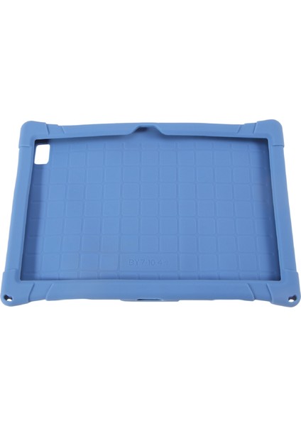 P20HD 10.1 Inç Tablet Pc Standı Için Kılıf Kapak Kordonlu Düşmeye Karşı Korumalı Silikon Kılıf (Koyu Mavi) (Yurt Dışından)