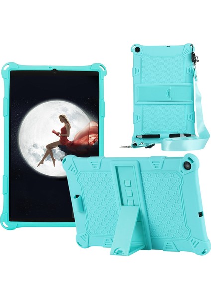 IPLAY20/IPLAY20 Pro Için Silikon Kılıf 10.1 Inç Tablet Kılıfı Askılı ve Kalemli Tablet Standı (Yeşil) (Yurt Dışından) fiyatları