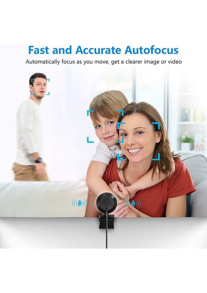 Çift Mikrofonlu Yayın Web Kamerası 1080P Ayarlanabilir Sağ Işık Pro Web Kamerası Tripod Yakınlaştırmalı Gelişmiş Otomatik Odaklama (Yurt Dışından) modelleri