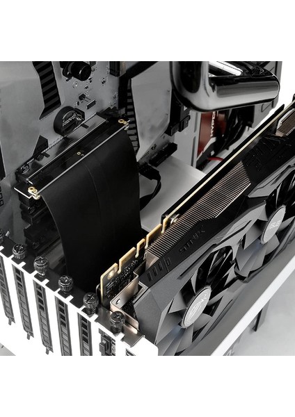 Masaüstü PCI-E8X Uzatma Kablosu Pcie 8x Ağ Kartı ve Dizi Kartıyla Uyumludur (8x Sağa Dönüş, 90° Tip) (Yurt Dışından) fiyatları