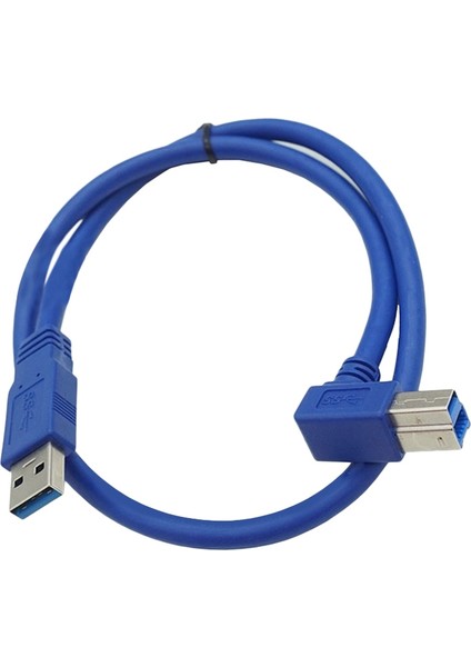 Yazıcı Kablosu, 90 Derece USB Yazıcı Kablosu USB Tip A Erkek - B Erkek Tarayıcı Yazdırma Kablosu (0,6m) (Yurt Dışından) fiyatları
