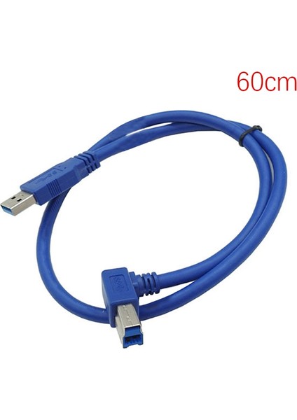 Yazıcı Kablosu, 90 Derece USB Yazıcı Kablosu USB Tip A Erkek - B Erkek Tarayıcı Yazdırma Kablosu (0,6m) (Yurt Dışından) indirimleri
