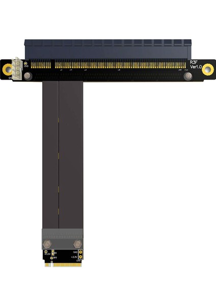 R43SF Uzatma Kablosu M.2 Ngff Nvme - Pcıe X16 Sata Güç Kablosu Desteği M.2 Pcıe X4 Btc Madenciliği Için Tam Hız Kanalı (Yurt Dışından)