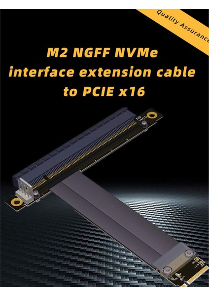 R43SF Uzatma Kablosu M.2 Ngff Nvme - Pcıe X16 Sata Güç Kablosu Desteği M.2 Pcıe X4 Btc Madenciliği Için Tam Hız Kanalı (Yurt Dışından)