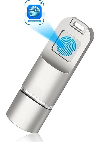 Parmak Izi Usb3.0 Flash Sürücü 32G Doğru Tanımlama Gizlilik Yönetimi Anahtarı USB Parmak Izi Flash Sürücü (Yurt Dışından)