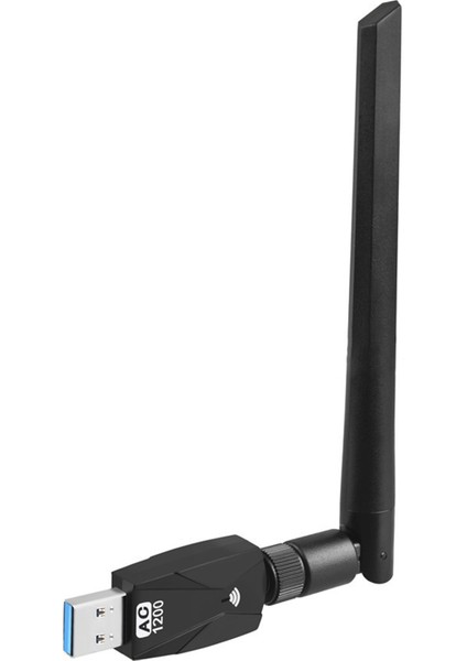 1200 Mbps Kablosuz Ağ Kartı 2.4g/5.8g Yeni Çift Frekanslı USB Gigabit Kablosuz Ağ Kartı Wifi Alıcı Verici (Yurt Dışından) fiyatları