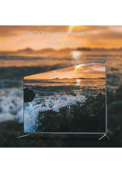 USB C - Type-C Adaptör 120W Hızlı Şarj Erkek - Tip C Dişi Adaptör 8k 60Hz USB Tip C Adaptör (Yurt Dışından)