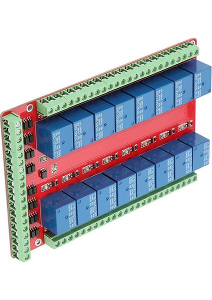 24V Izoleli 16 Kanallı Röle Kontrol Modülü Yüksek/düşük Seviye Tetikleyici 16 Kanallı Röle Modülü Arayüz Kartları (Yurt Dışından)