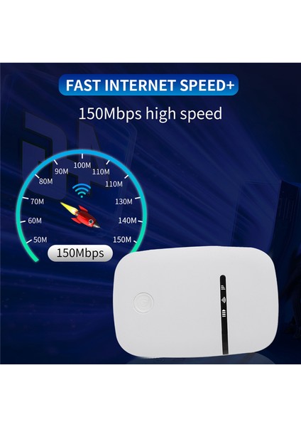 4g Wifi Yönlendirici Mobil Mifi 150 Mbps Wifi Modem Araba Mobil Wifi Kablosuz Hotspot Desteği 8 Kullanıcı Yuvası ile (Yurt Dışından)